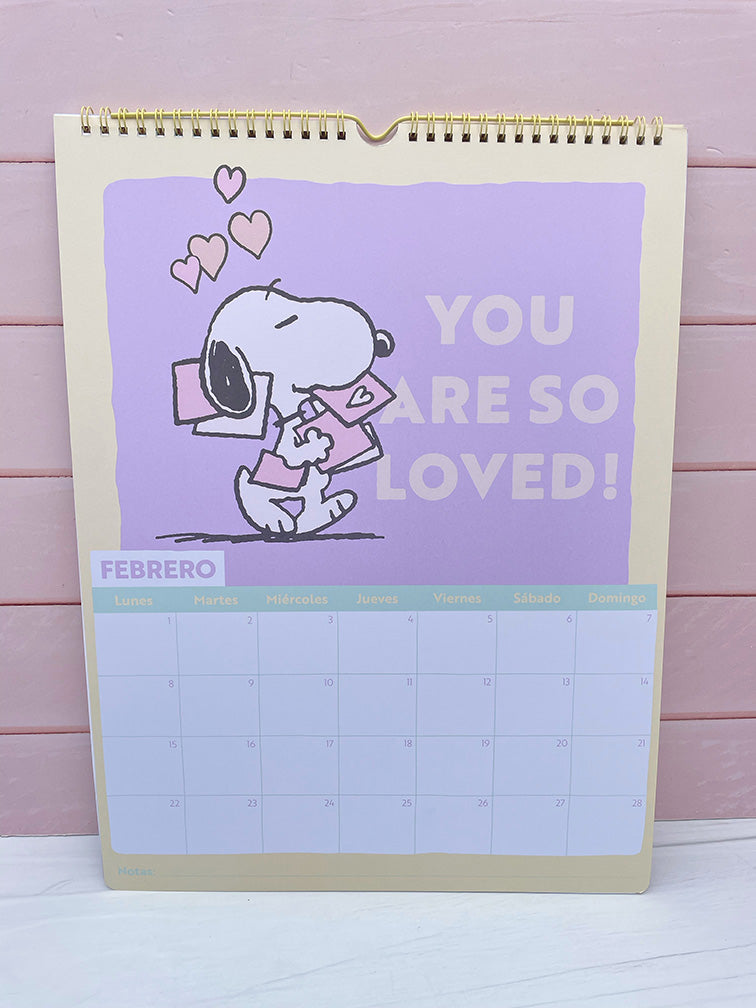 Calendario de Colgar Snoopy 2027 Mooving