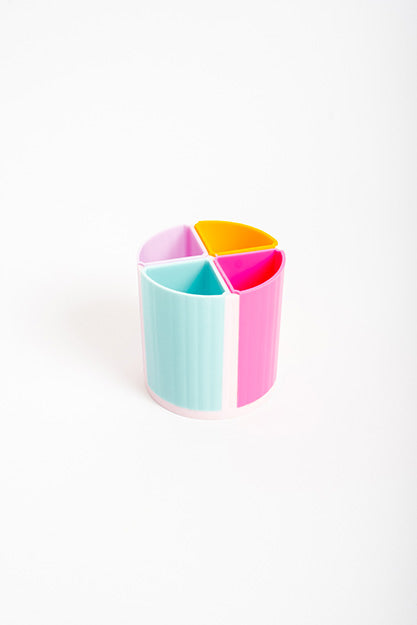 Portalápices de Colores con 4 Compartimientos Fw