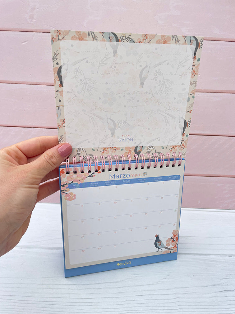 Calendario de Escritorio Cerezo 2027 Mooving
