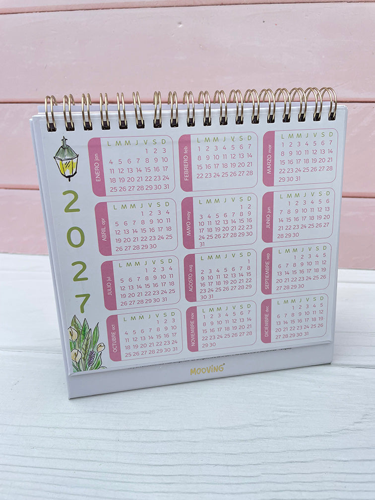 Calendario de Escritorio Travel 2027 Mooving