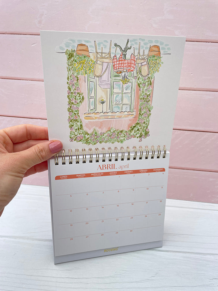 Calendario de Escritorio Travel 2027 Mooving