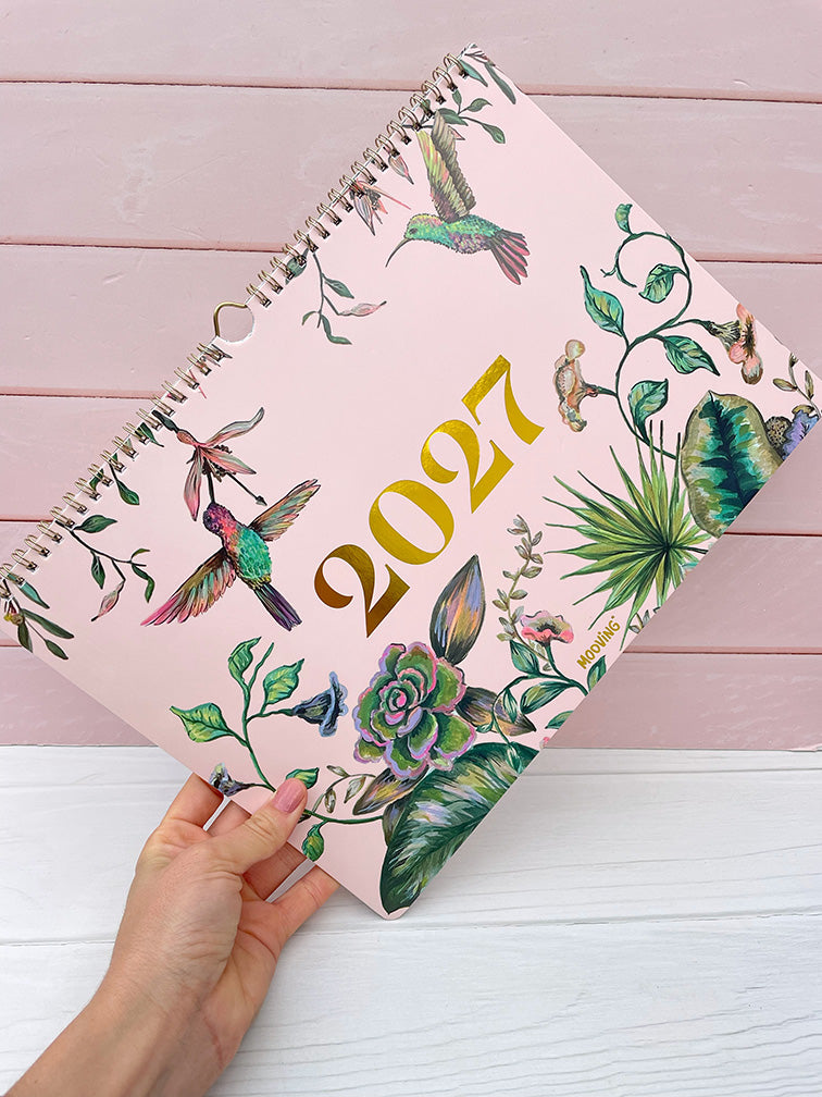 Calendario Floral de Colgar 2027 Mooving