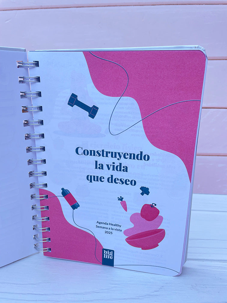 Agenda Semanal "Healthy" Big Life 15x21 cm