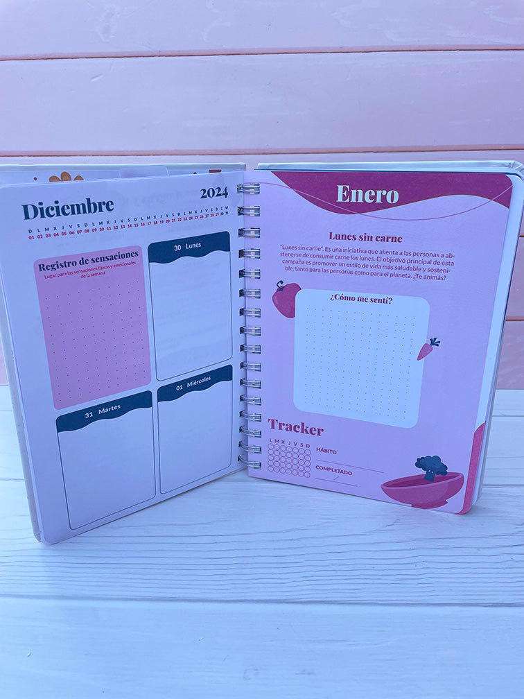 Agenda Semanal "Healthy" Big Life 15x21 cm