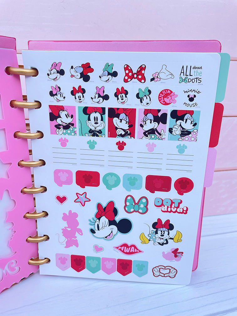 Cuaderno Minnie con Sistema de Discos