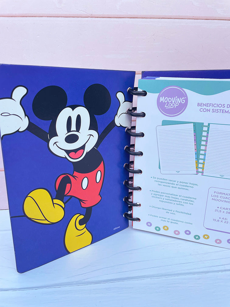 Cuaderno Mickey con Sistema de Discos