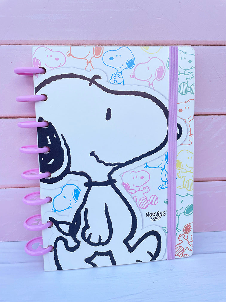 Cuaderno Snoopy con Sistema de Discos