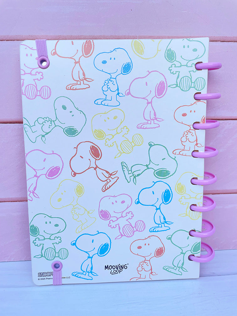 Cuaderno Snoopy con Sistema de Discos