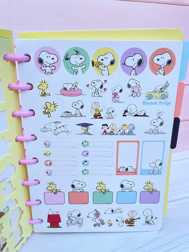 Cuaderno Snoopy con Sistema de Discos