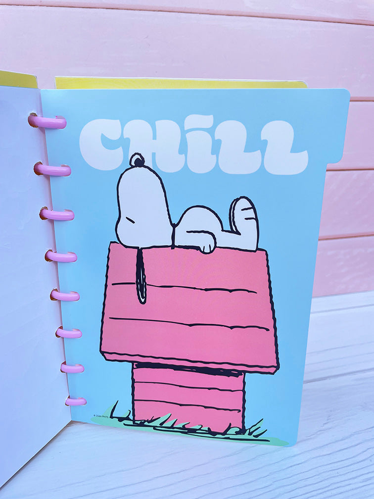 Cuaderno Snoopy con Sistema de Discos