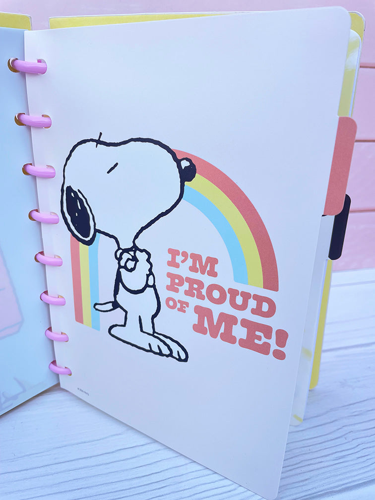 Cuaderno Snoopy con Sistema de Discos