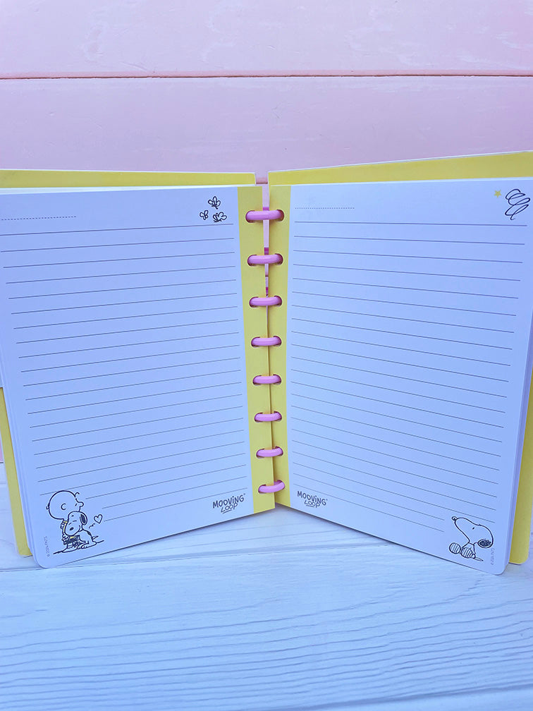 Cuaderno Snoopy con Sistema de Discos