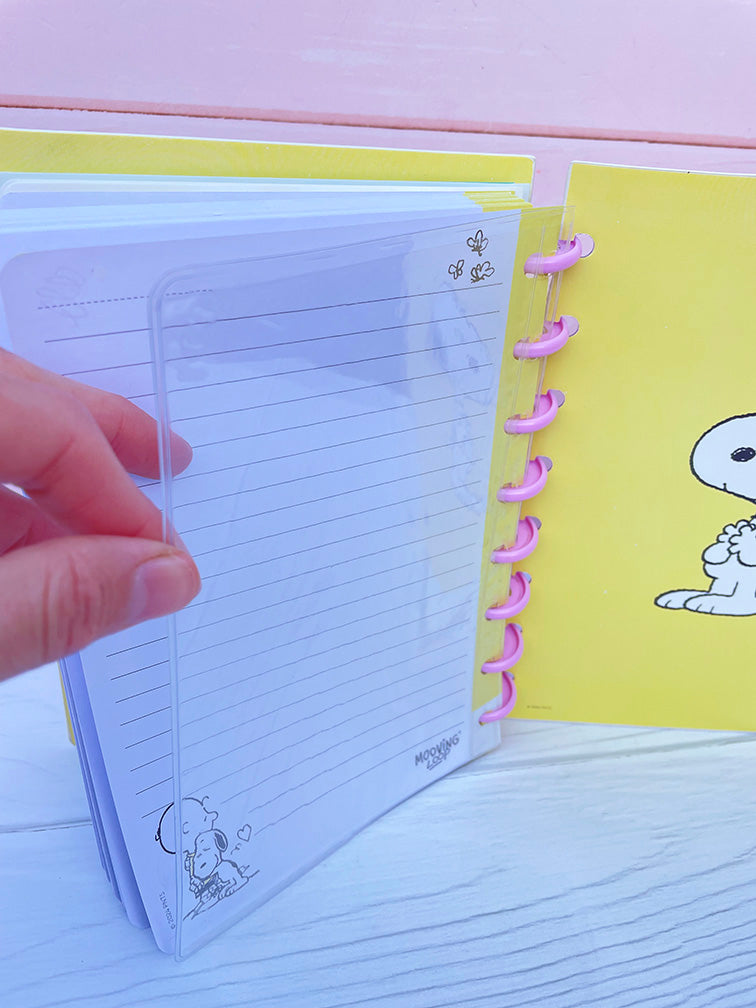 Cuaderno Snoopy con Sistema de Discos