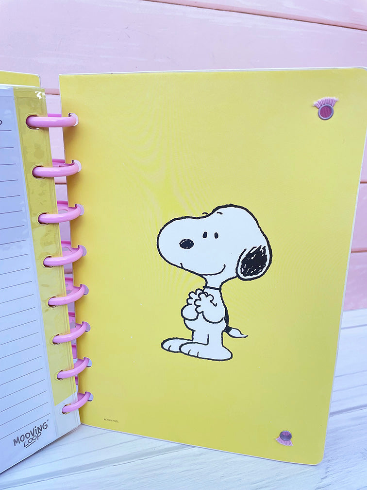 Cuaderno Snoopy con Sistema de Discos