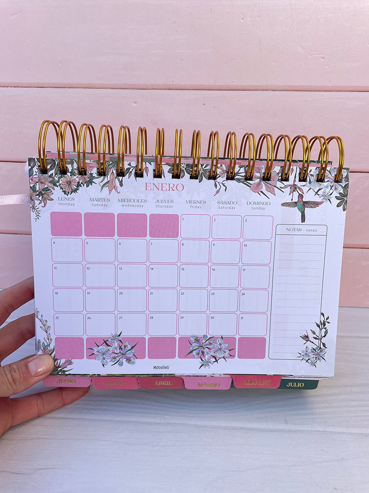 Agenda Floral Mooving Diaria 2027