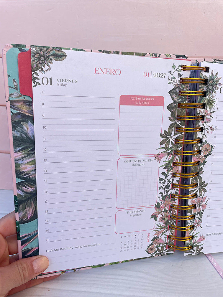Agenda Floral Mooving Diaria 2027