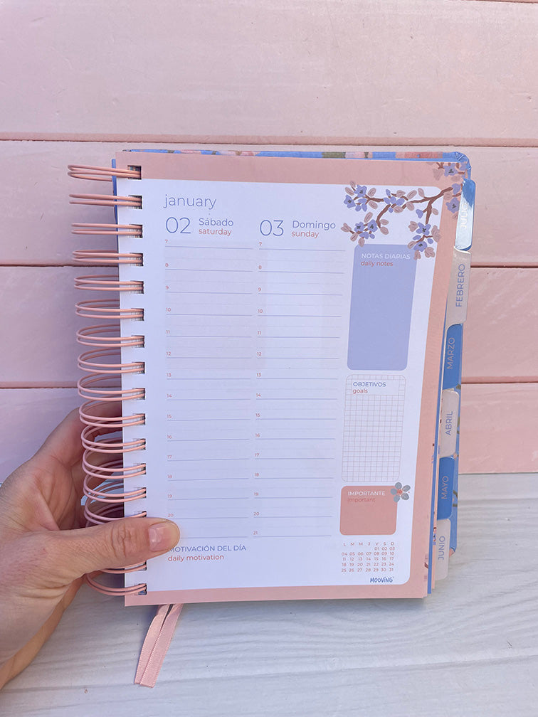 Agenda Cerezo Mooving Diaria 2027