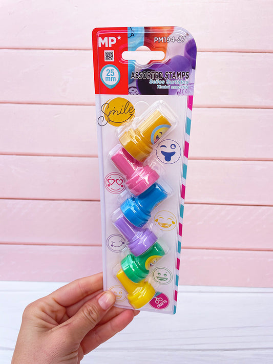 Set de 6 Sellitos Infantiles de Caritas