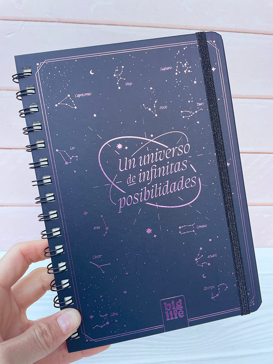 Cuaderno "Universo" 120 Hojas con Renglones y Bullet