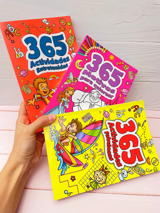 Libro de 365 Actividades y para Colorear