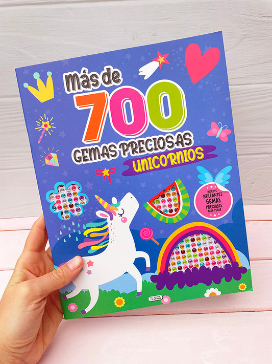 Libro Para Pintar Unicornios + Brillitos