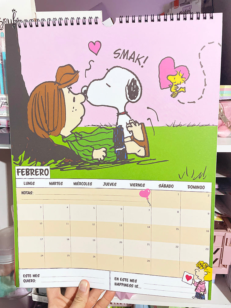 Calendario Snoopy 2025 Mooving