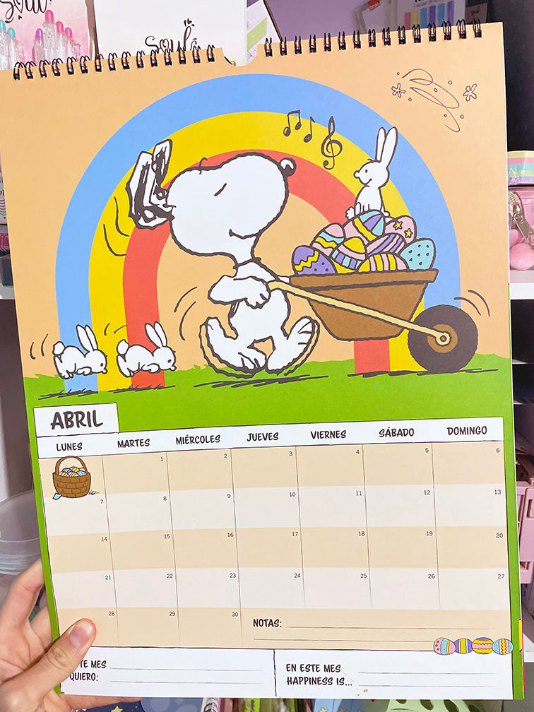 Calendario Snoopy 2025 Mooving