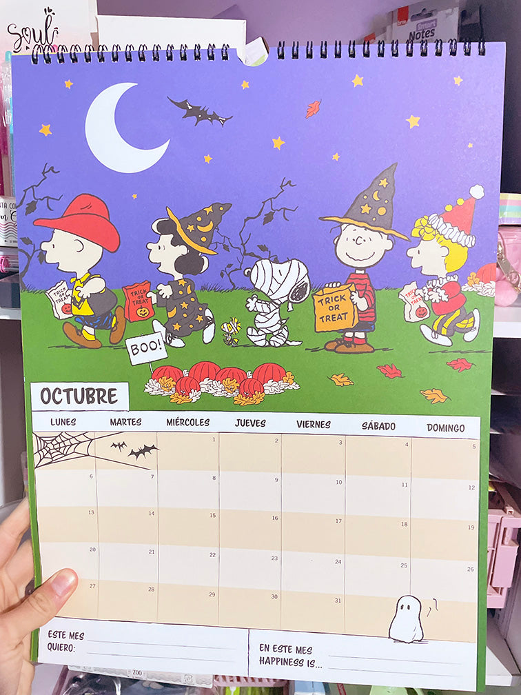 Calendario Snoopy 2025 Mooving