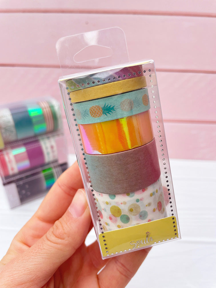 Washi Tape x6 unidades Brw