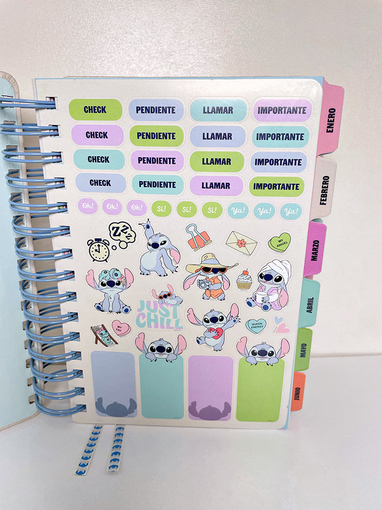 Agenda Stitch Diaria Mooving 2027