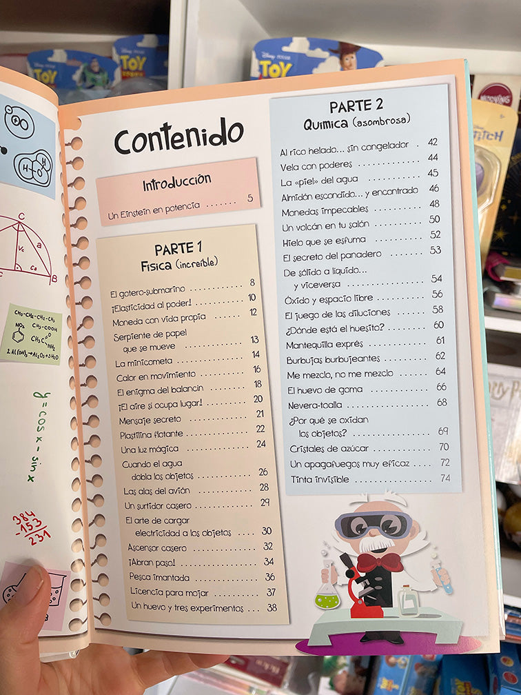 Libro educativo y didáctico de Experimentos para Niños