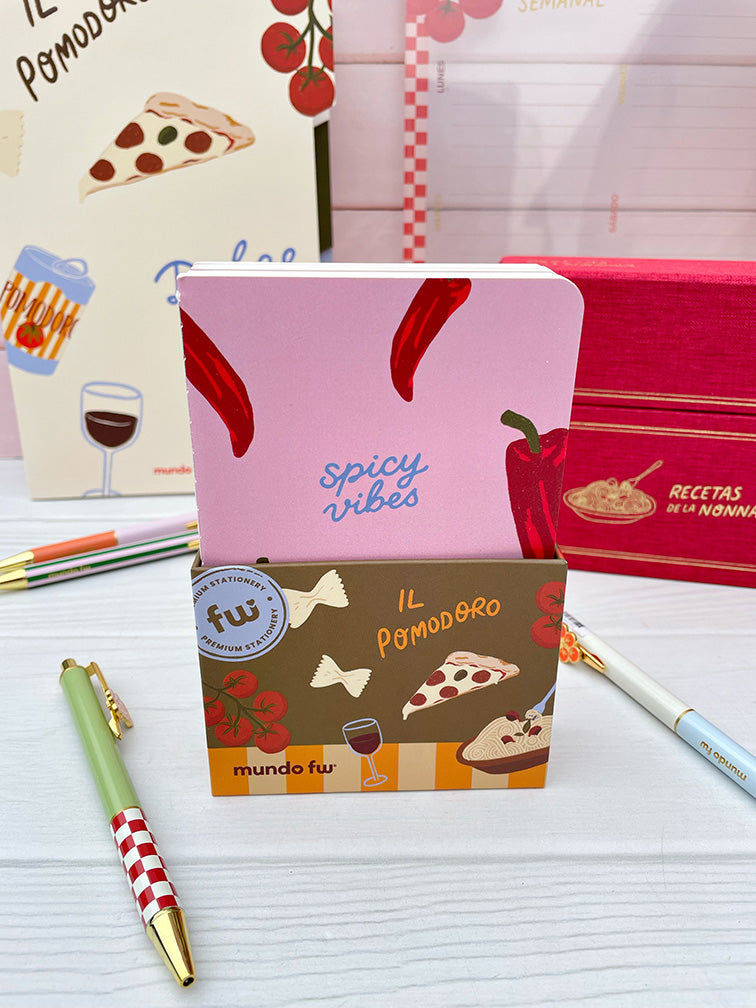 Set de 6 Libretitas "Pomodoro" Fw