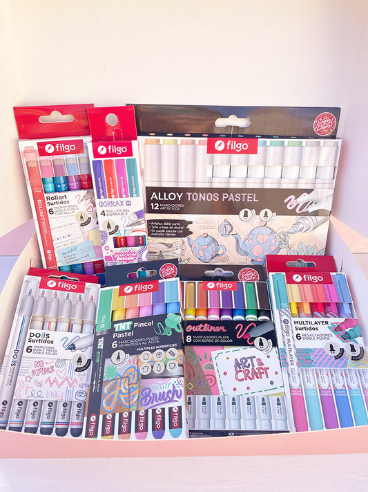 Cajita Navideña Color Box