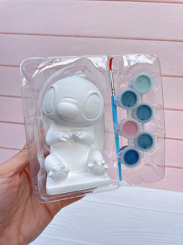 Stitch de Yeso para Pintar + Pinturas y Pincel