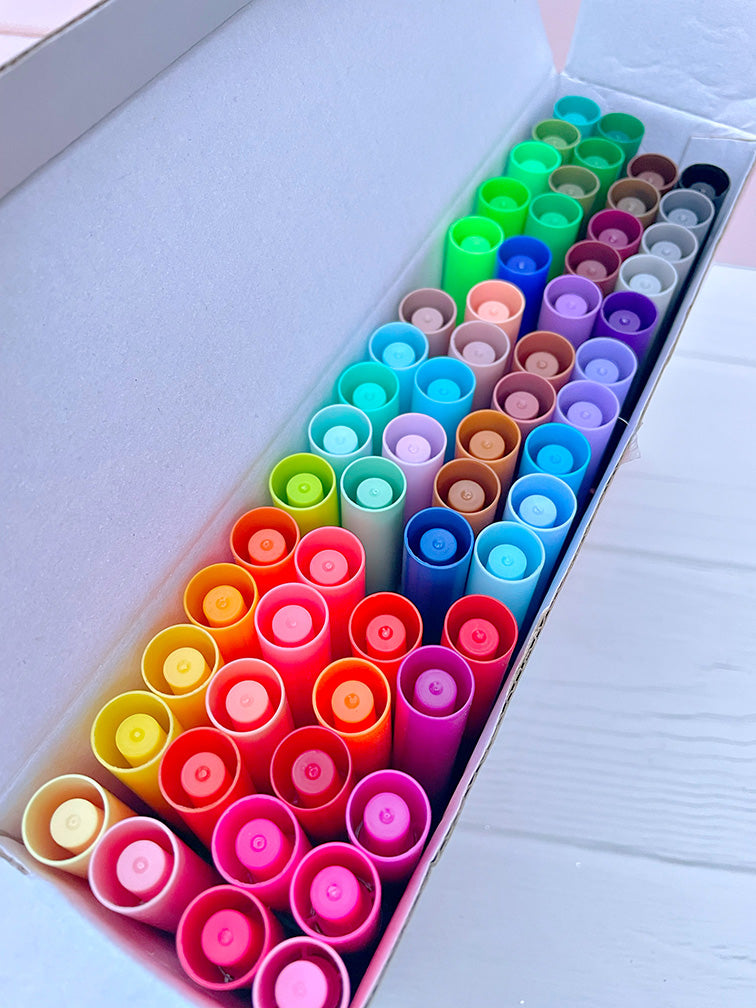 Cajita con 60 Marcadores Jumbo Punta Cónica Filgo