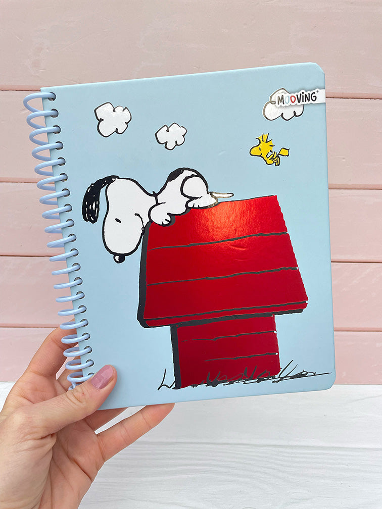 Cuaderno Premium 1/2 Oficio Snoopy Mooving