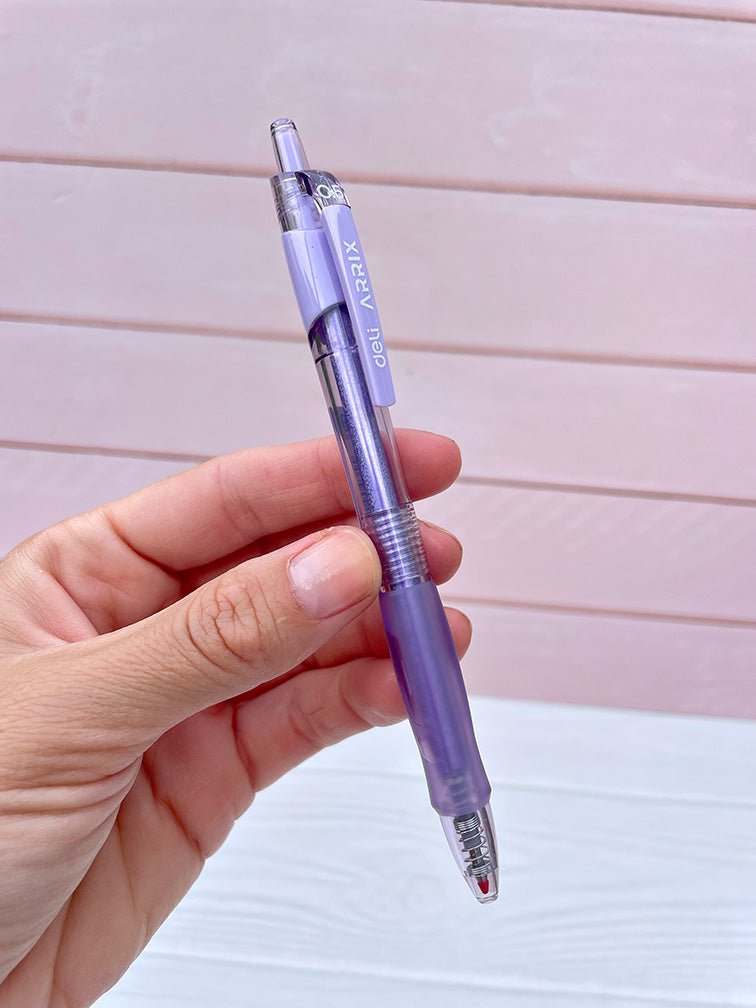 Lapicera Retráctil Tinta Gel Azul Deli