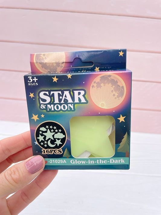 Set de Estrellitas, Nubes y Luna Fosforecentes