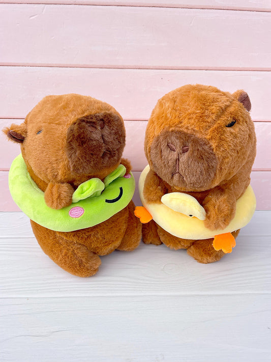 Peluche Capibara con Flotador 20 cm