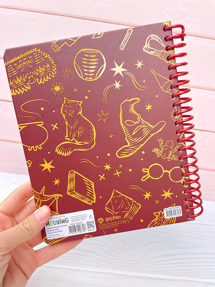 Cuaderno Premium 1/2 Oficio Harry Potter - Nueva Colección -