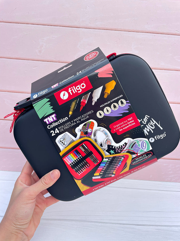 Valijita con 24 Piezas TNT Múltiples superficies Filgo