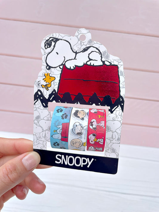 Washi Tape Snoopy x3