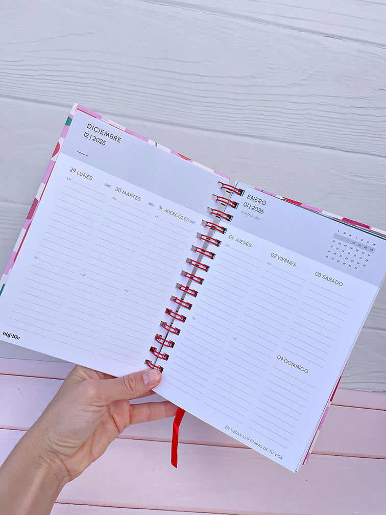 Agenda Semanal Big Life 15x21 cm 2026