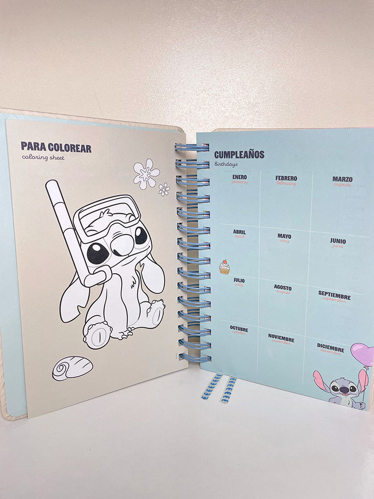 Agenda Stitch Diaria Mooving 2027