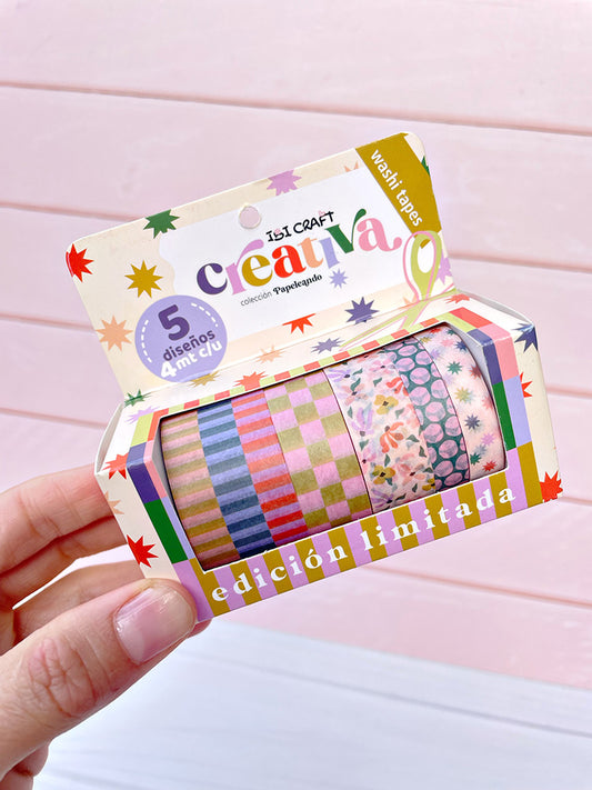Washi Tape x7 "Creativa" Ibi Craft