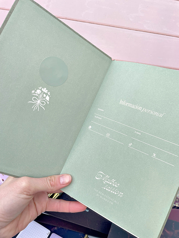 Bullet Journal Fw Colección "Malbec"