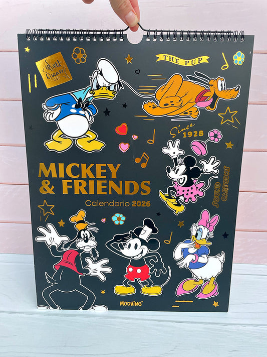 Calendario Mickey y Amigos 2026 Mooving