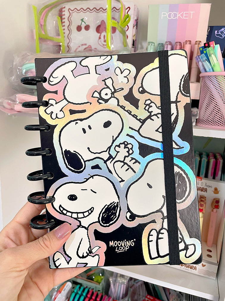 Cuaderno Snoopy 2026 con Sistema de Discos