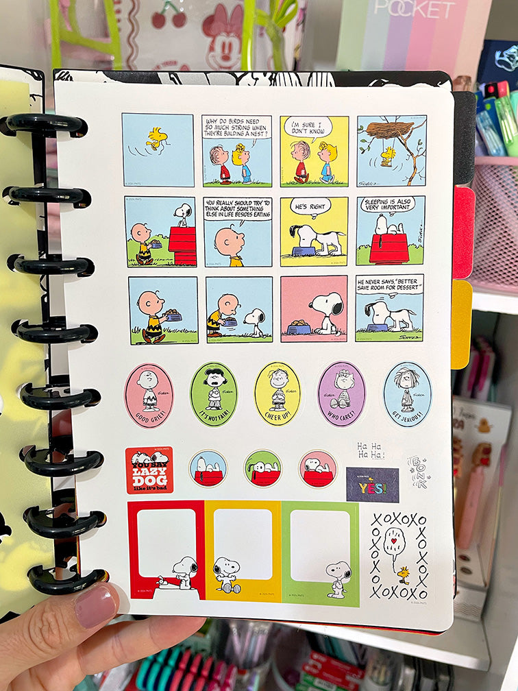 Cuaderno Snoopy 2026 con Sistema de Discos