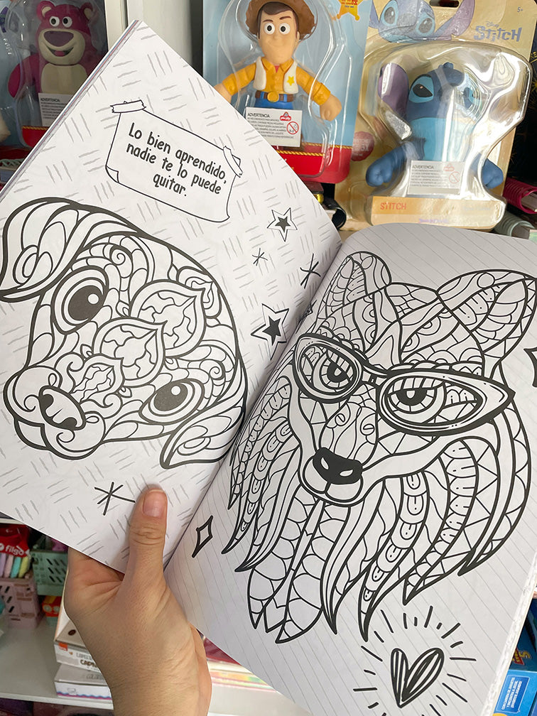 Libro para pintar Mandalas de Animales